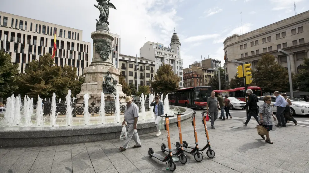 Los patinetes eléctricos llegan a Zaragoza