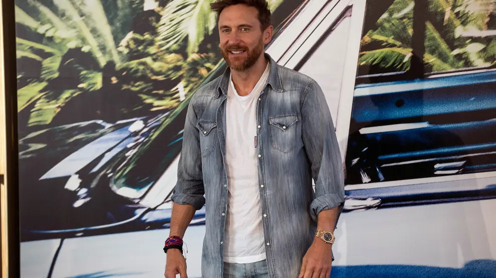 David Guetta durante la presentación en rueda de prensa de su nuevo álbum de estudio, '7'.