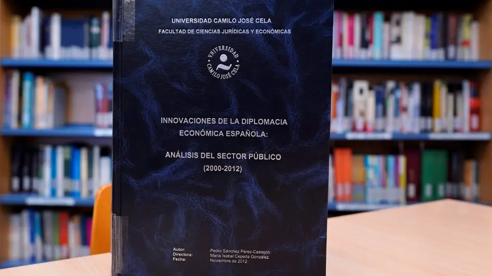 Tesis de Pedro Sánchez en la Universidad Camilo José Cela
