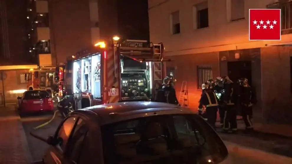 Incendio en una vivienda de Pozuelo, Madrid