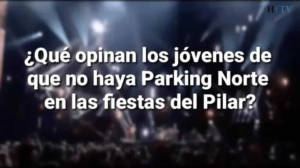Los jóvenes en Zaragoza, a disgusto sin el Parking Norte
