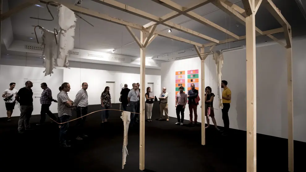 La exposición 'Mensaje de Arecibo 2074' puede visitarse hasta el 5 de enero de 2019