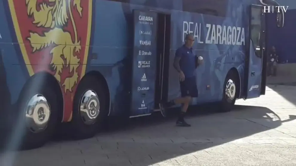 El Real Zaragoza llega a La Romareda