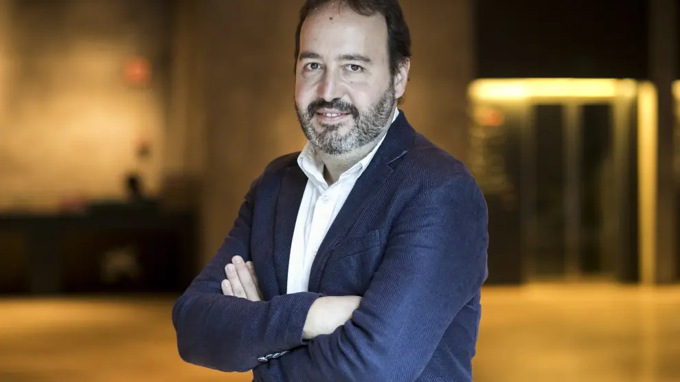 José Fernández-Albertos, este viernes en el Caixafórum de Zaragoza