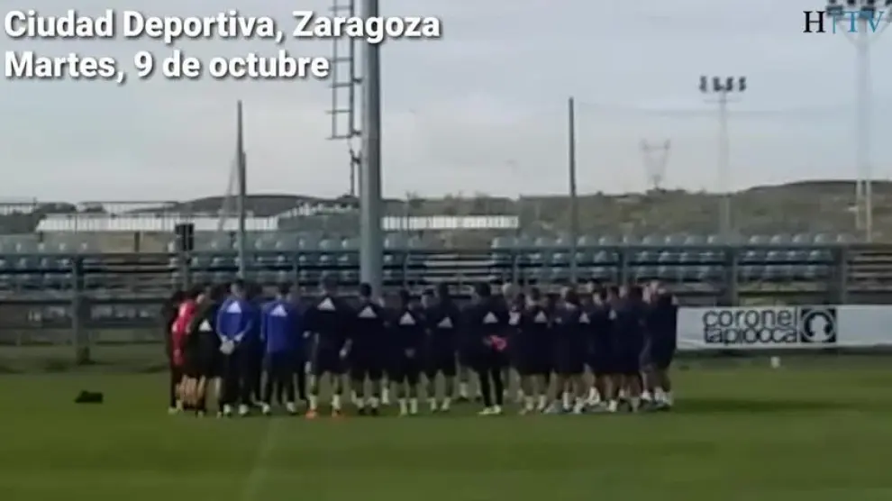 Homilía de inicio en el entrenamiento del Real Zaragoza