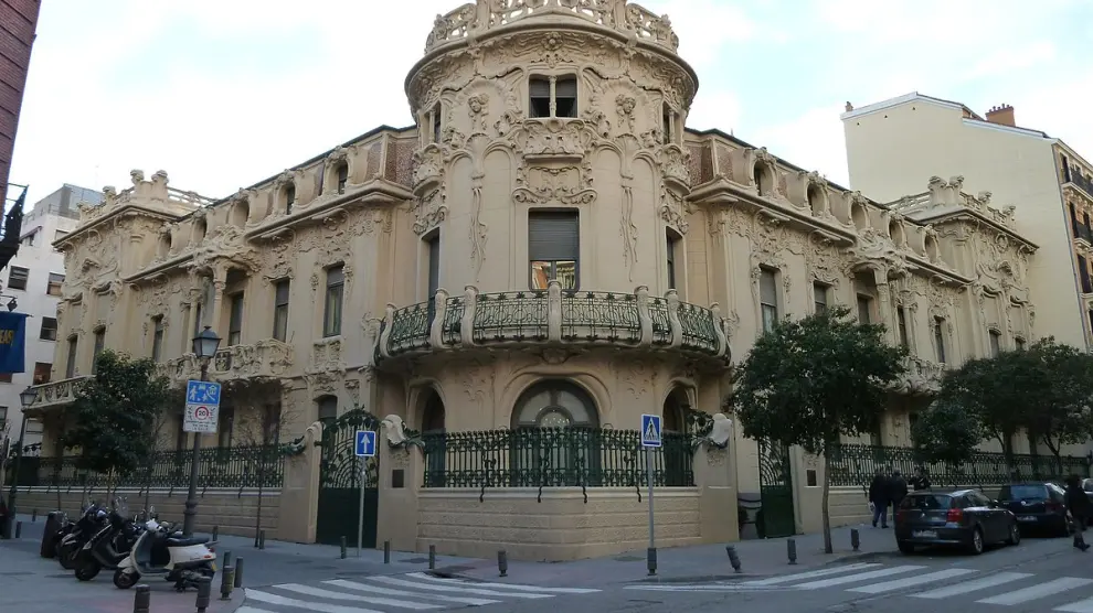 El Palacio de Longoria, sede central de la SGAE.