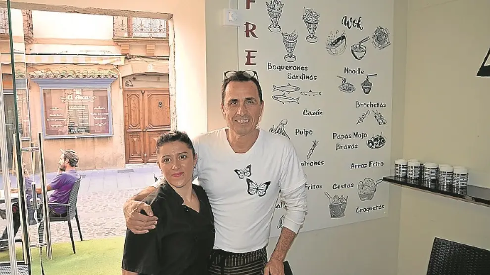 Mónica Rocha y Javier Fernández, en La Ribera.