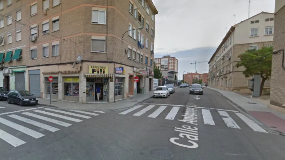 El accidente se produjo a las 19.30 en la calle de Antonio Leyva