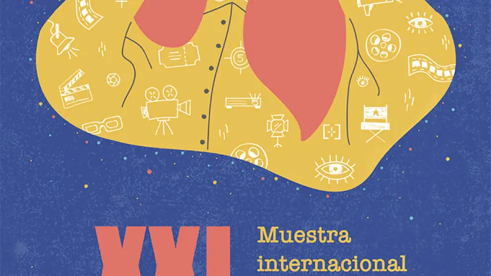 Cartel de la XXI Muestra Internacional de Cine Realizado por Mujeres.