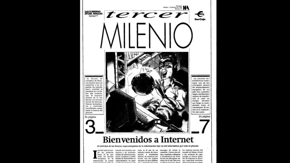 En 1995, Alfredo Hernández tuvo que explicar a los lectores qué era aquello de internet, la 'aldea global'