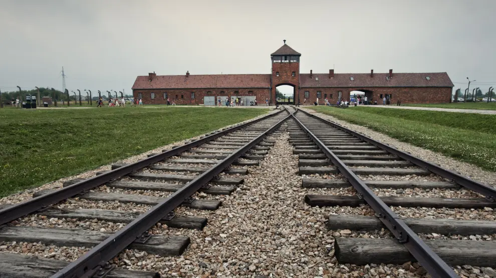 El campo de extermino de Auschwitz, símbolo de la barbarie nazi.