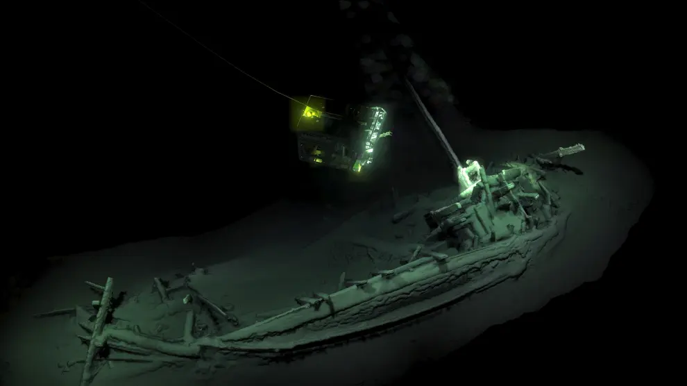 El navío más antiguo del mundo, hallado en el Mar Negro
