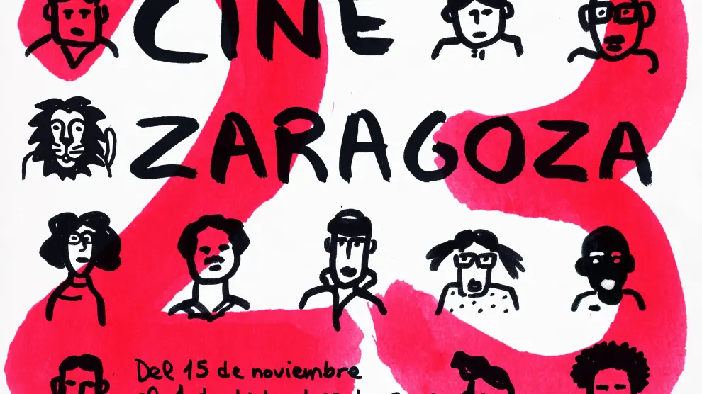 Cartel del Festival de Cine de Zaragoza.