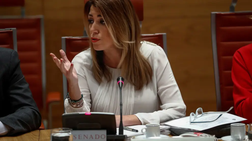Susana Díaz responde en el Senado al PP negando su vinculación con los ERE
