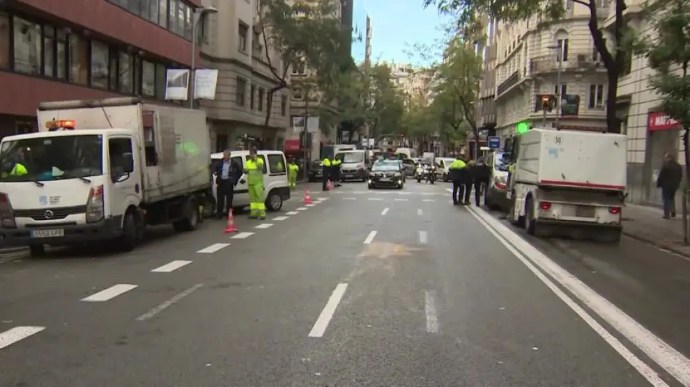 Un conductor arrolla a varios peatones en Barcelona