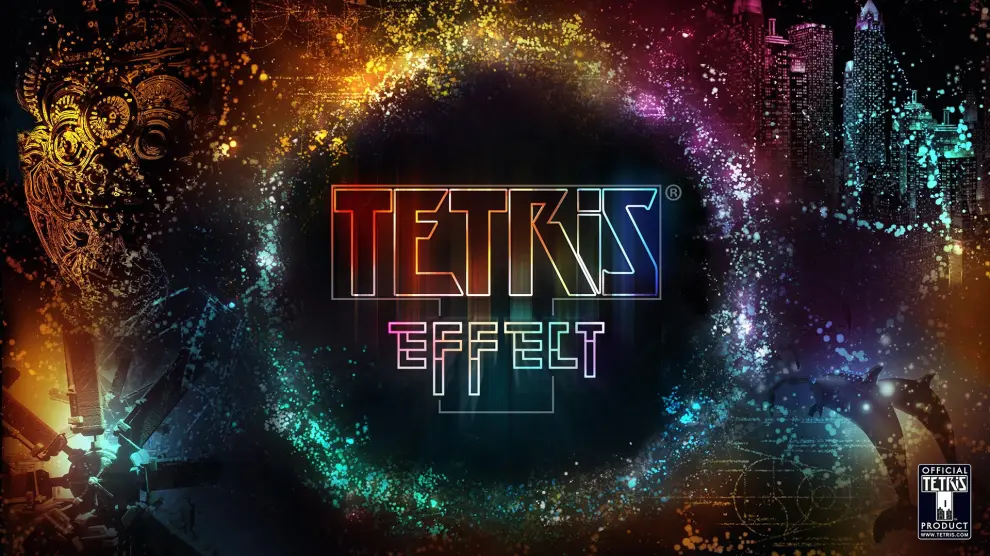 Imagen de 'Tetris Effect'.