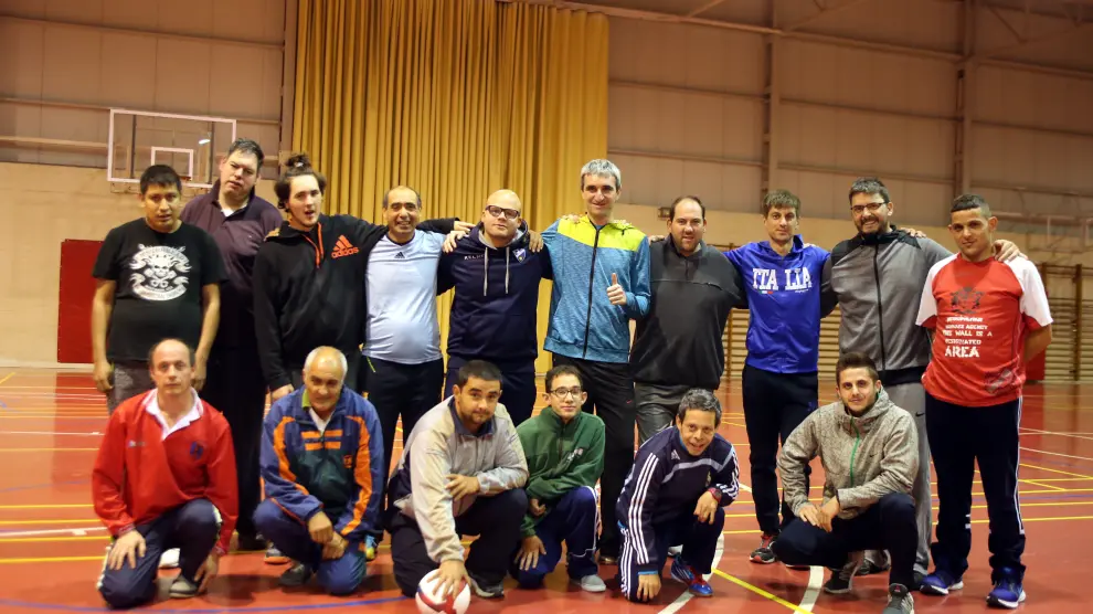 El equipo unificado de Atades Huesca