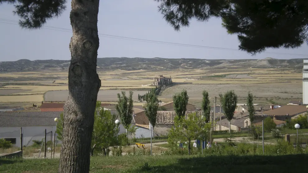 Vista de Castejón de Monegros en una imagen de archivo.
