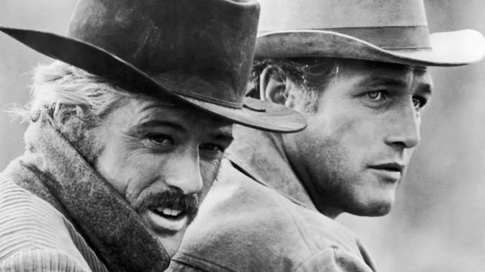 Rubert Redford y Paul Newman, en un fotograma de 'Dos hombres y un destino'