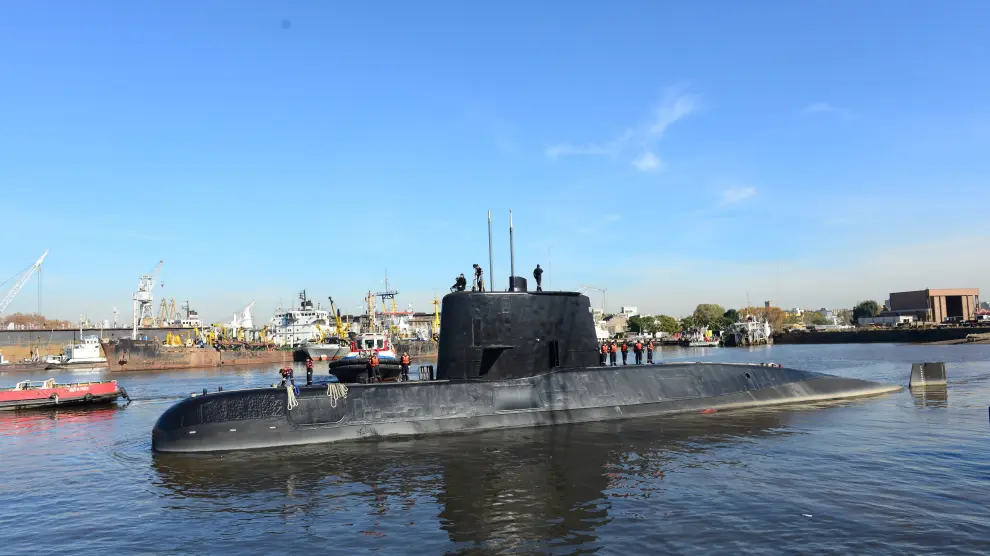Fotografía facilitada por la armada argentina del submarino Ara San Juan.