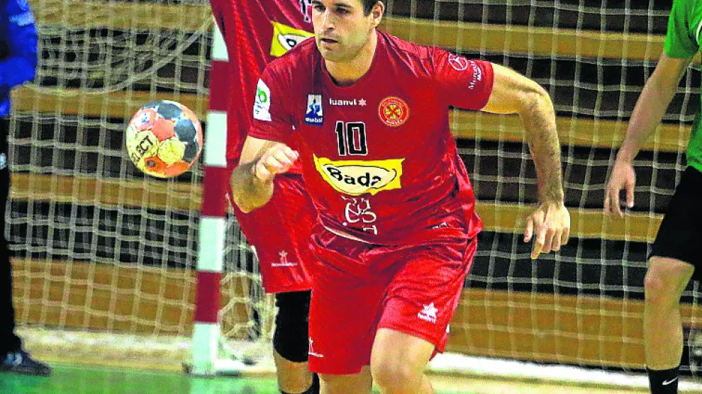 Adrià Pérez, jugador del Bada Huesca