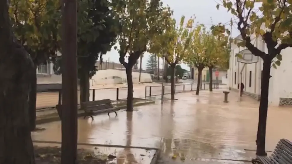 Inundaciones en Pozo Aledo (Murcia)