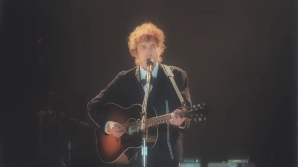 Concierto de Bob Dylan en Zaragoza en 1995.