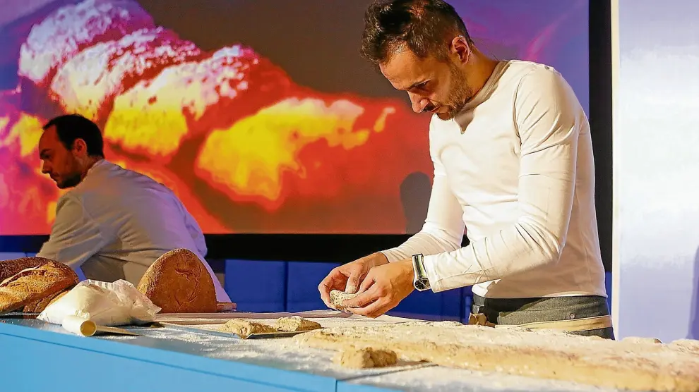 Jordi Morera, que se hizo el año pasado en México con el título de mejor panadero del mundo, participó en el congreso de la semana pasada.