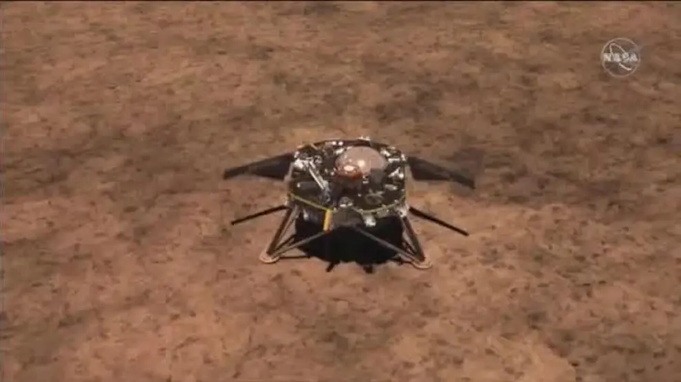 La nave InSight aterriza en Marte