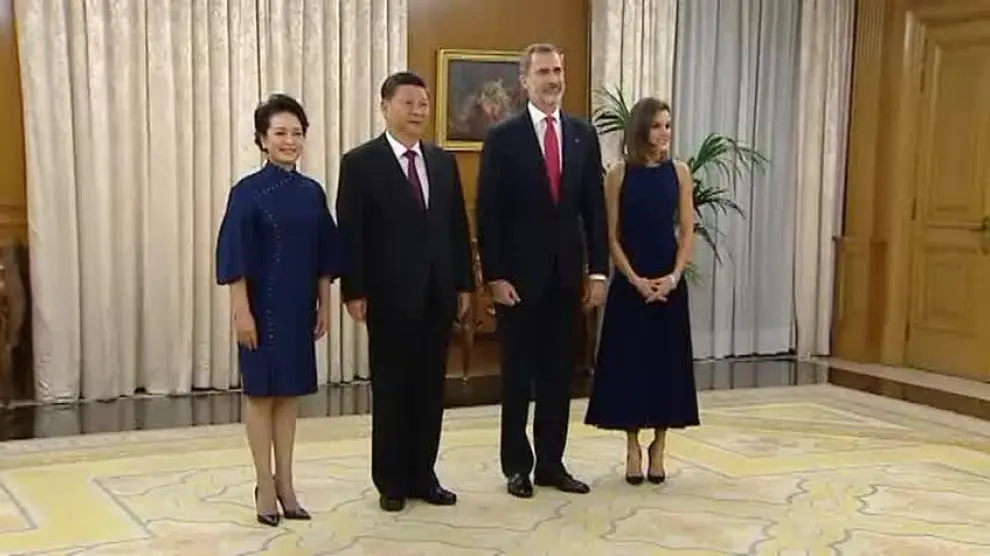 Los Reyes abren con una cena en la Zarzuela la visita a España del presidente chino