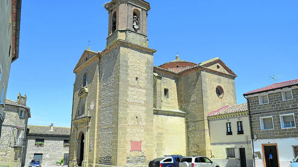 La iglesia de Santa Águeda en Sierra de Luna
