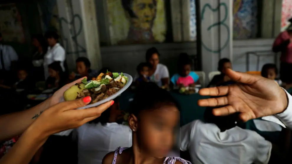 Imagen de archivo de una menor en Venezuela en un hogar de voluntarios
