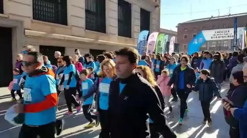 Éxito de la XV Carrera Solidaria por la Discapacidad en Teruel