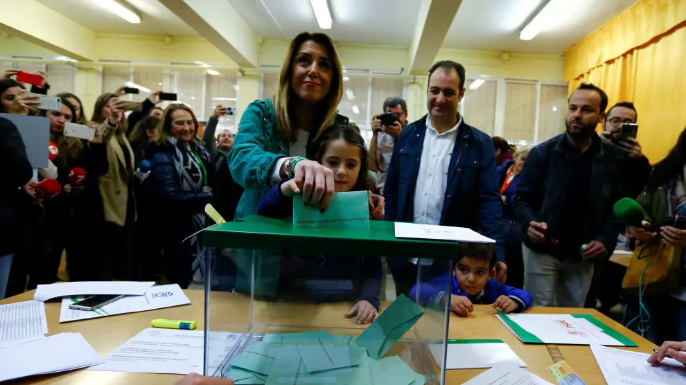Jornada electoral en Andalucía
