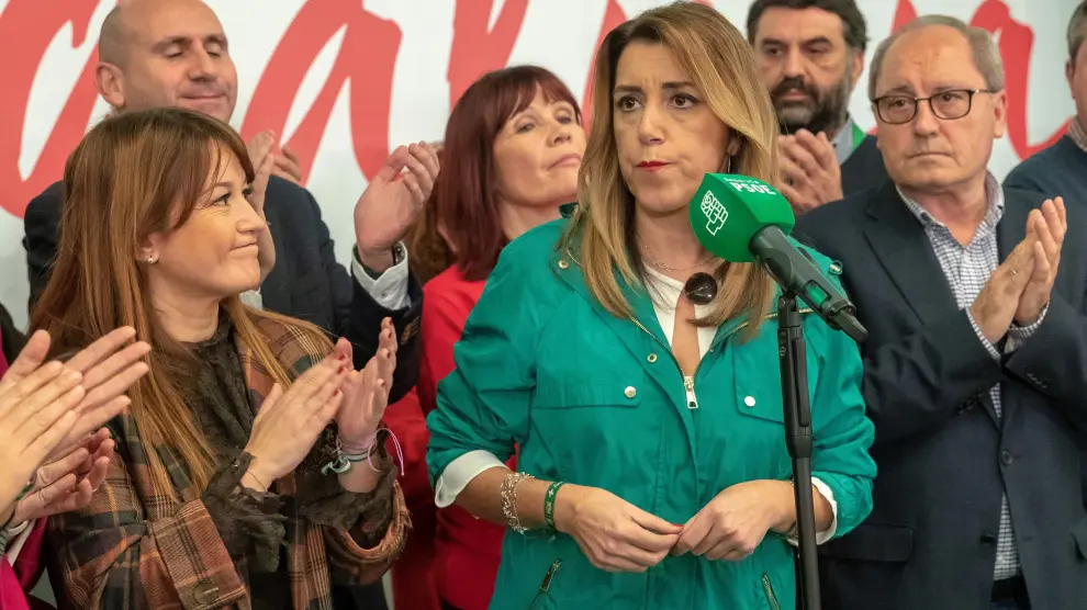 La candidata socialista a la Junta, Susana Díaz,