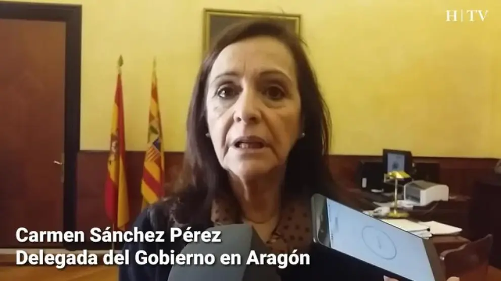 La Delegada del Gobierno en Aragón: "Vemos la irrupción de VOX con preocupación"