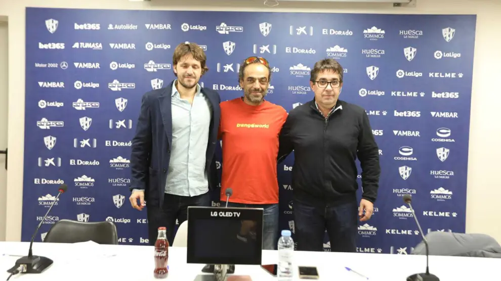 De izquierda a derecha, Josete Ortas, Carlos Pauner y Javier Cruz.