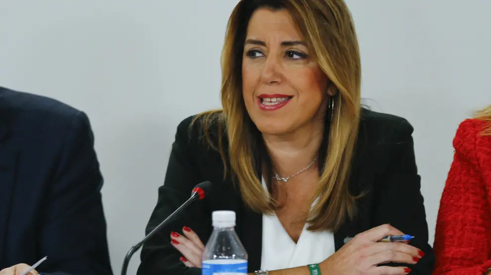 Las secretaria general del PSOE-A y presidenta de la Junta en funciones, Susana Díaz.