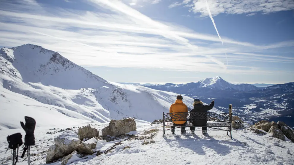 Cerler ofrece unas vistas fabulosas del Pirineo.