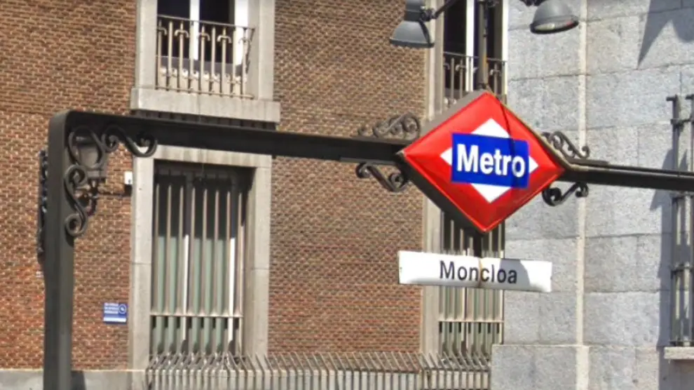 Una estación del metro de Madrid, en Moncloa.