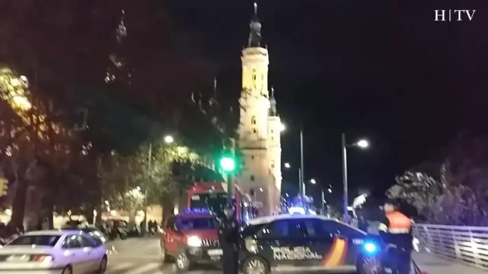 Mueren dos personas atropelladas por un autobús urbano en Zaragoza