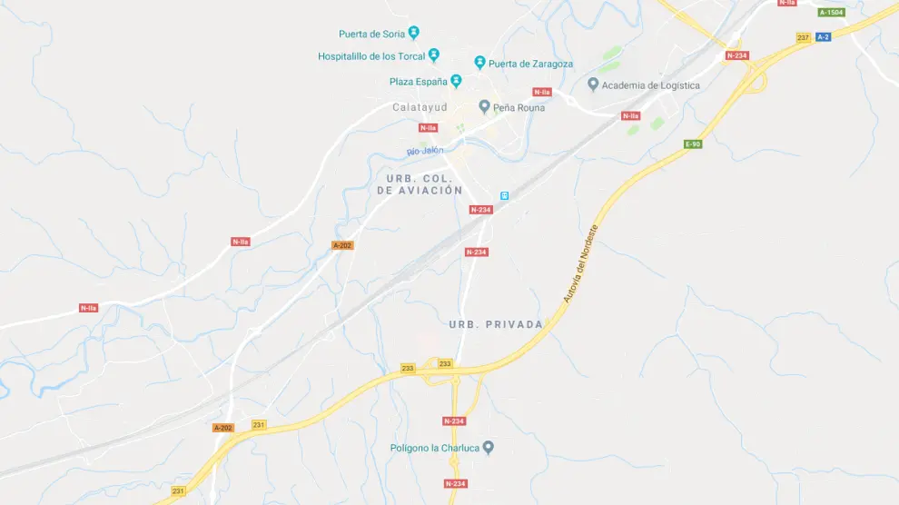 El accidente se ha producido en la carretera N-II dentro del término municipal de Calatayud.