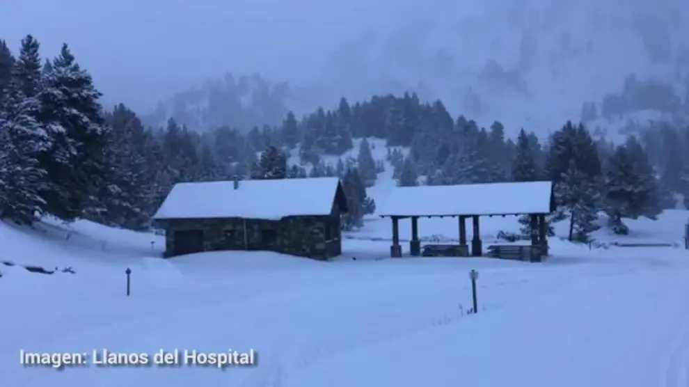 Últimas nevadas en Llanos del Hospital