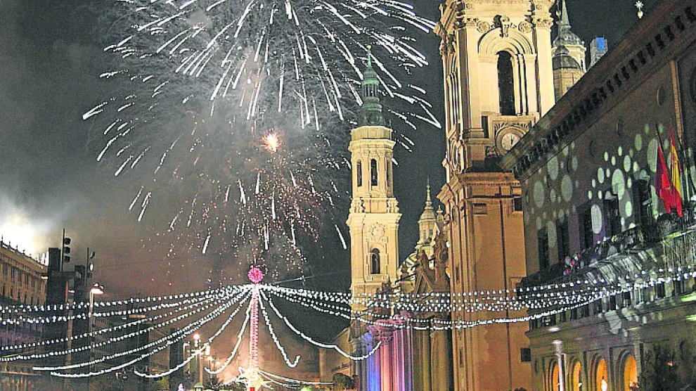 La plaza del Pilar acogerá una fiesta para despedir el año.