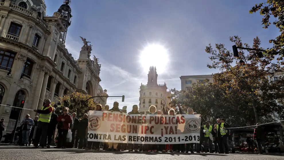 Los pensionistas se manifestaron el pasado sábado en distintas ciudades españolas.