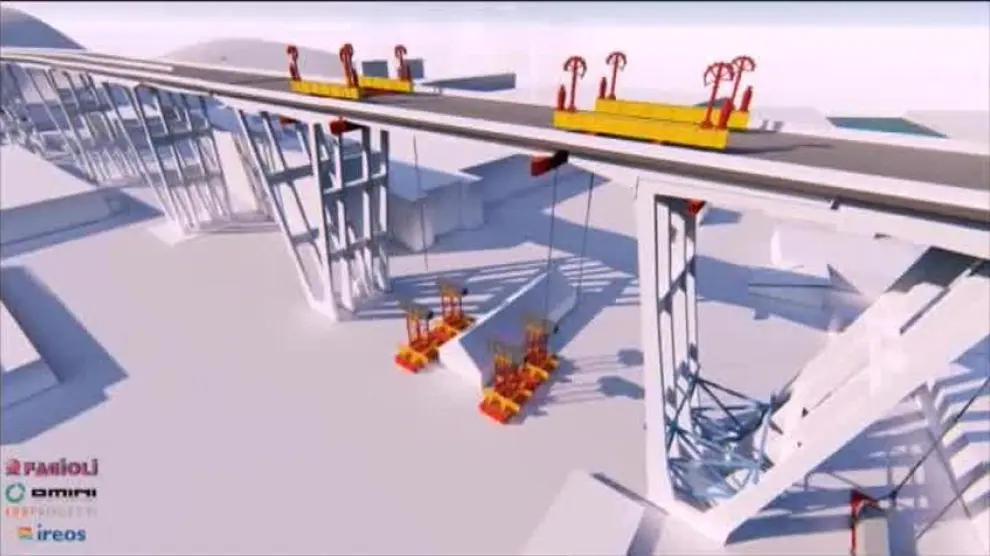 Comienza la reconstrucción del puente Morandi de Génova desplomado