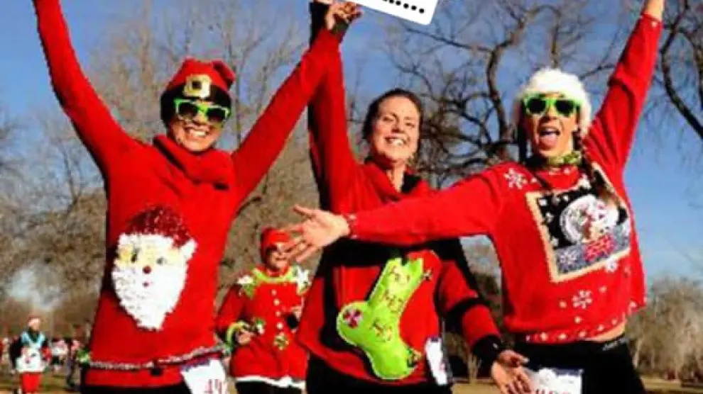 Los vecinos de Fuentes de Jiloca celebrarán la 'Ugly Sweater Run' el próximo 31 de diciembre.