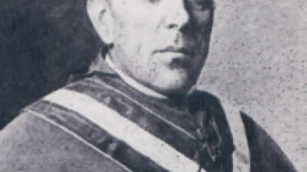 Retrato del arzobispo de Zaragoza Vicente Alda.
