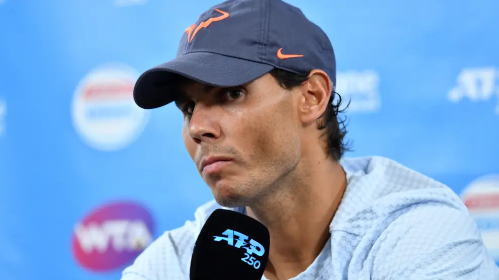Rafael Nadal ha anunciado en rueda de prensa su retirada del torneo.