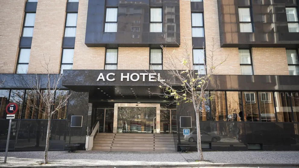 Hotel de la cadena AC situado en la calle Pilar Miró de Zaragoza que gestiona ahora en régimen de alquiler el grupo hotelero B&B